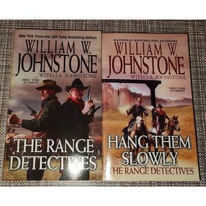 The Range Detective Series William W Johnstone paperback (2 in series)